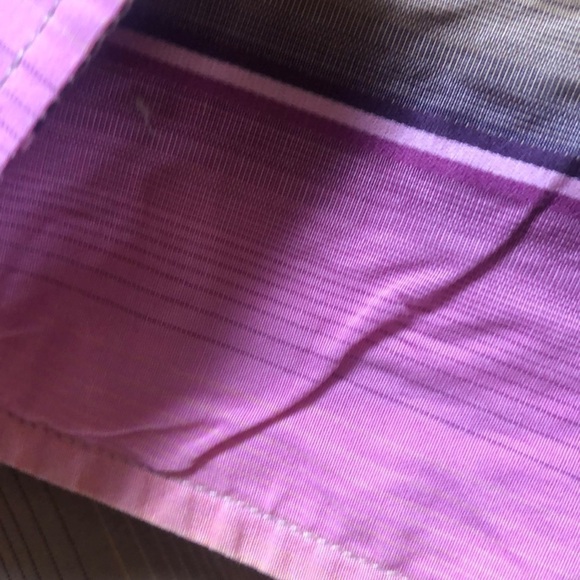 Ted Baker London Multicolored Striped Button Down Mens Long Sleeve Shirt Size M - Picture 16 of 16